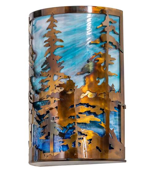 2 Light 18" Tall Wall Sconce