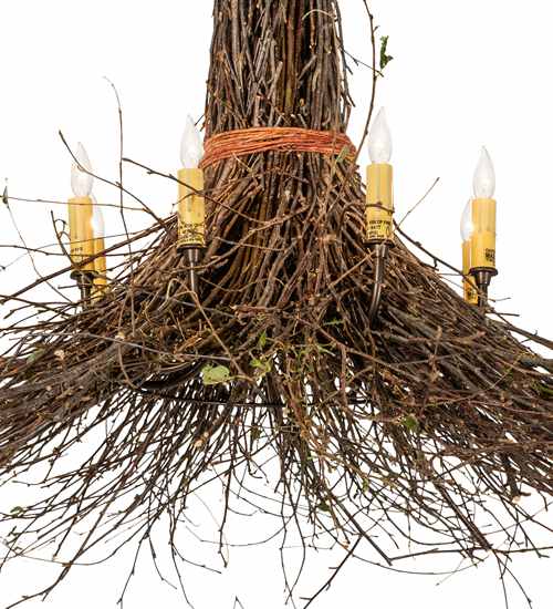 Twigs 8 Light 36" Wide Abstract Chandelier
