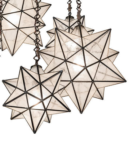 5 Light 38" Wide Multi Light Pendant