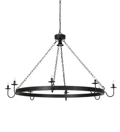 Suffolk 8 Light 60" Wide Taper Candle Ring Chandelier