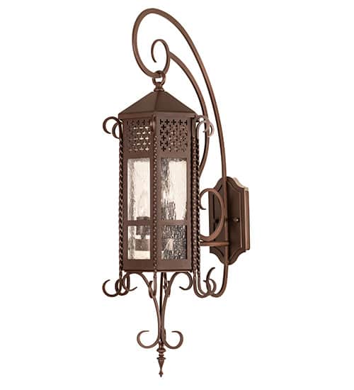 3 Light 36" Tall Wall Sconce