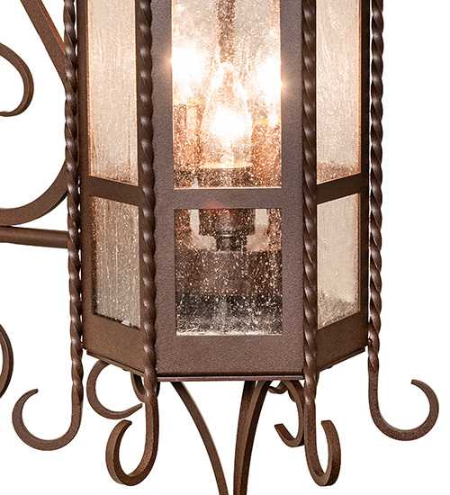 3 Light 36" Tall Wall Sconce