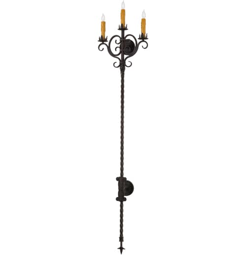 3 Light 74" Tall Wall Sconce