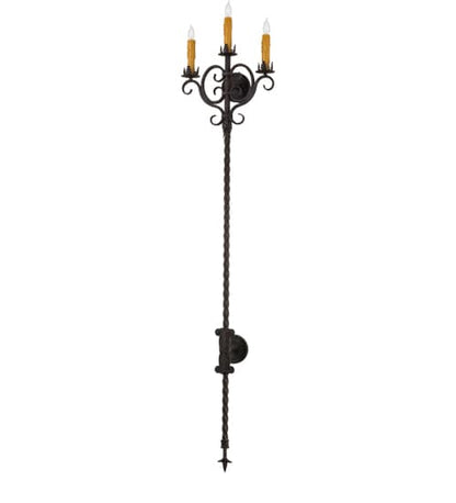 3 Light 74" Tall Wall Sconce