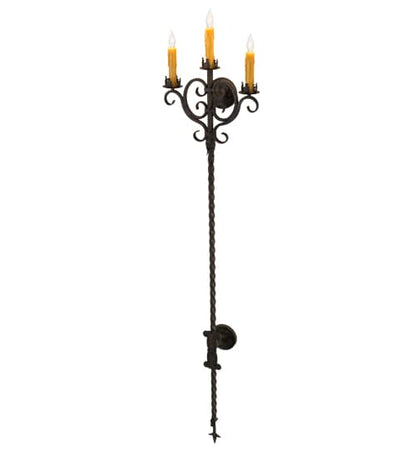 3 Light 74" Tall Wall Sconce