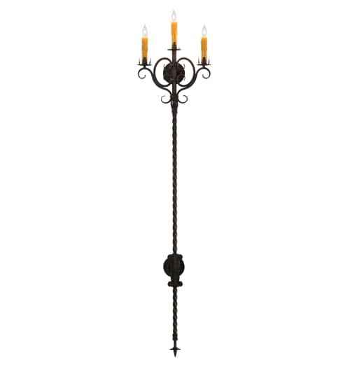 3 Light 74" Tall Wall Sconce