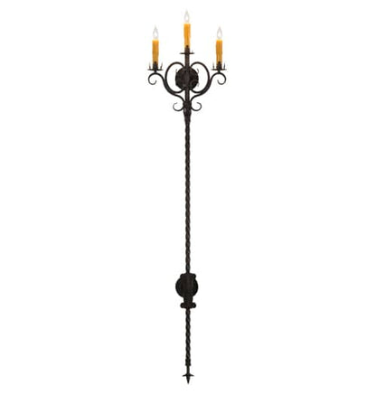 3 Light 74" Tall Wall Sconce