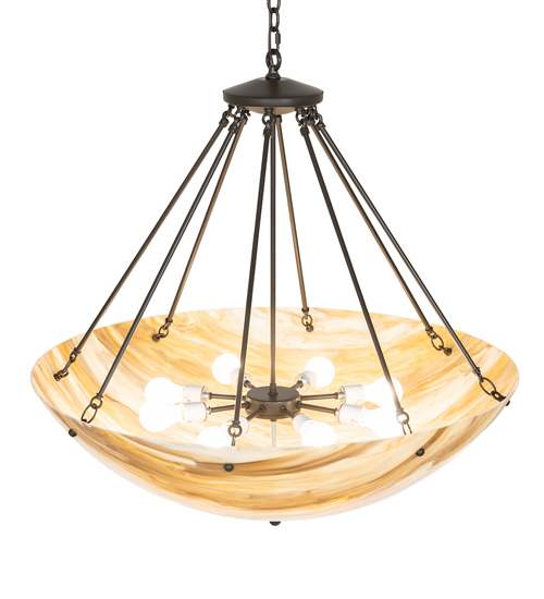 8 Light 36" Wide Pendant