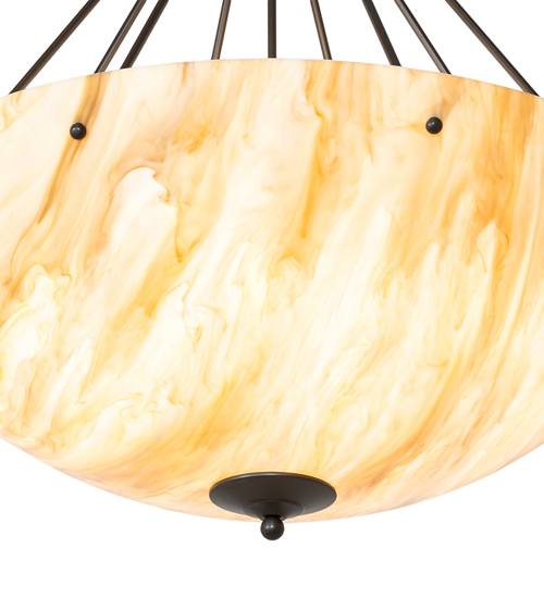 8 Light 36" Wide Pendant