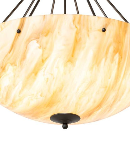 8 Light 36" Wide Pendant