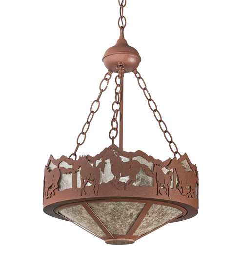 3 Light 16" Wide Pendant