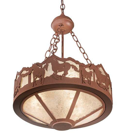 3 Light 16" Wide Pendant