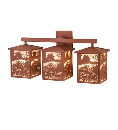 3 Light 13" Tall Wall Sconce