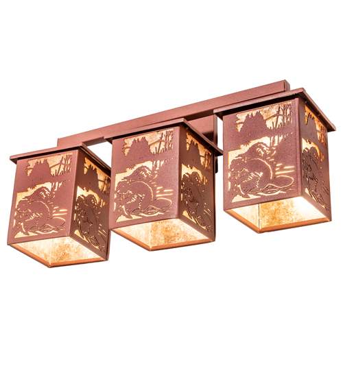 3 Light 13" Tall Wall Sconce