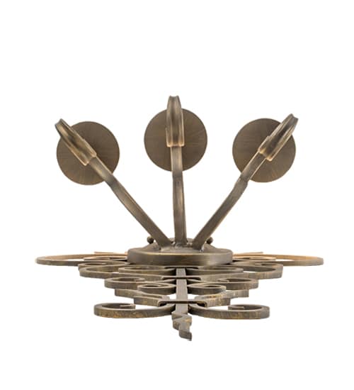 3 Light 36" Tall Wall Sconce