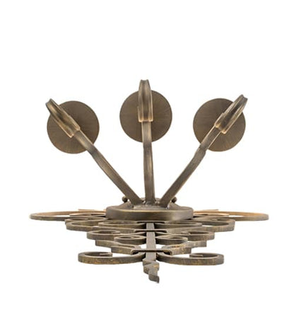 3 Light 36" Tall Wall Sconce