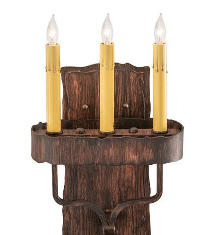 3 Light 29" Tall Wall Sconce