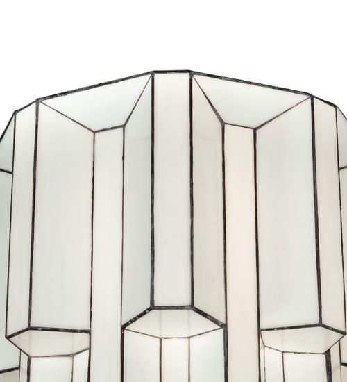 Paramount 24" Wide Flush Mount Waterfall Ceiling Fixture - Antique Iron Gate Finish - Medium Bulb Base