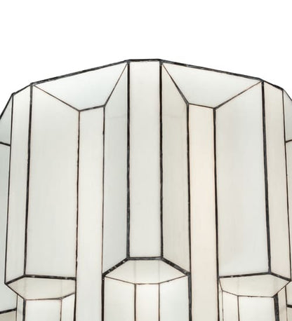 Paramount 24" Wide Flush Mount Waterfall Ceiling Fixture - Antique Iron Gate Finish - Medium Bulb Base
