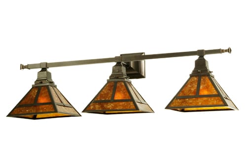 3 Light 12" Tall Wall Sconce