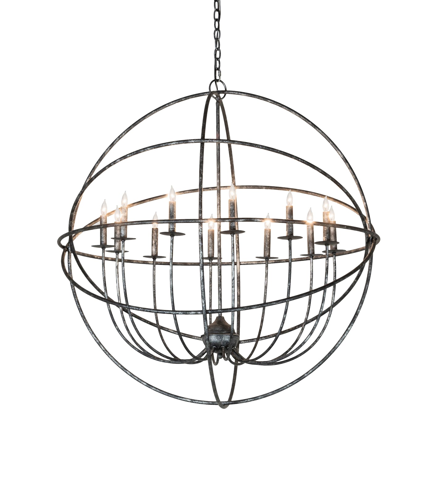 Enerjisi 12 Light 42" Wide Taper Candle Style Chandelier