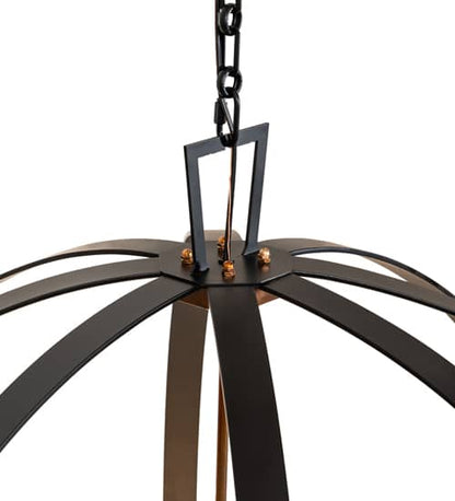 8 Light 42" Wide Taper Candle Pendant