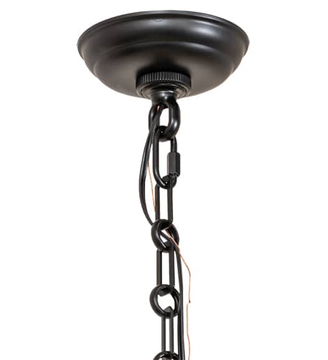 8 Light 42" Wide Taper Candle Pendant