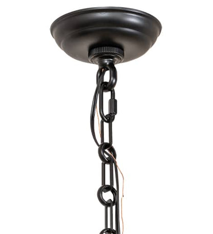 8 Light 42" Wide Taper Candle Pendant