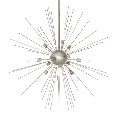 12 Light 48" Wide Abstract Pendant