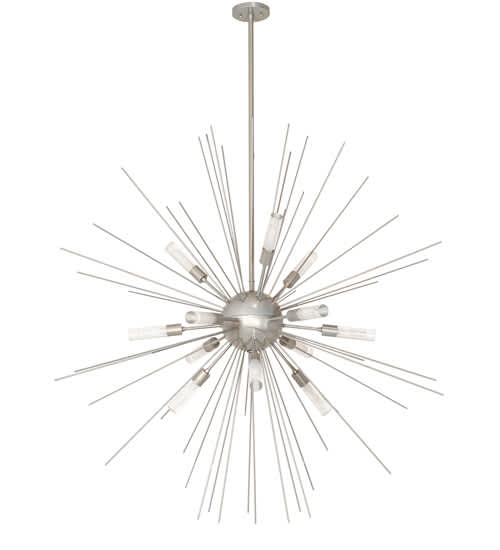 12 Light 48" Wide Abstract Pendant