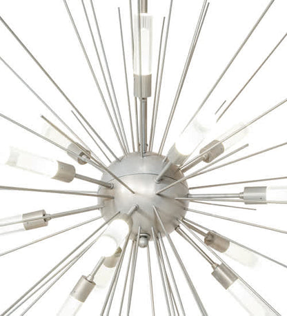 12 Light 48" Wide Abstract Pendant