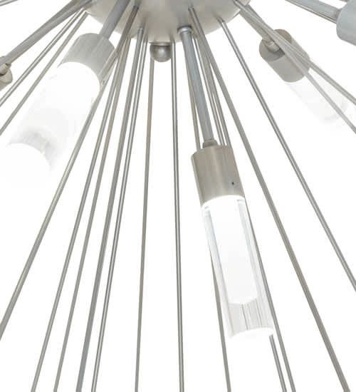 12 Light 48" Wide Abstract Pendant