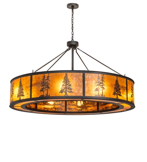 8 Light 62" Wide Pendant