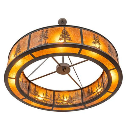 8 Light 62" Wide Pendant
