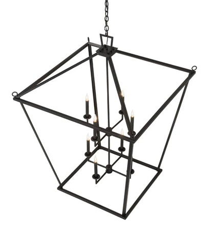 8 Light 51" Wide Taper Candle Pendant
