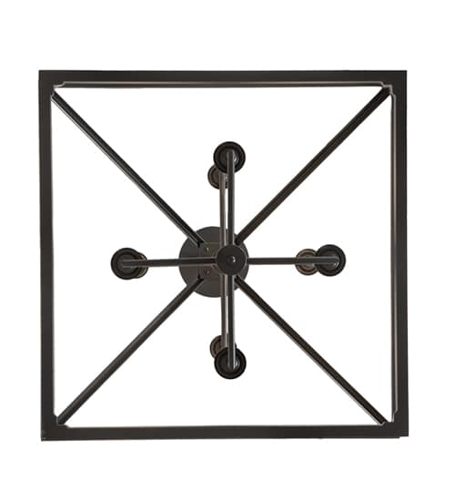 8 Light 51" Wide Taper Candle Pendant