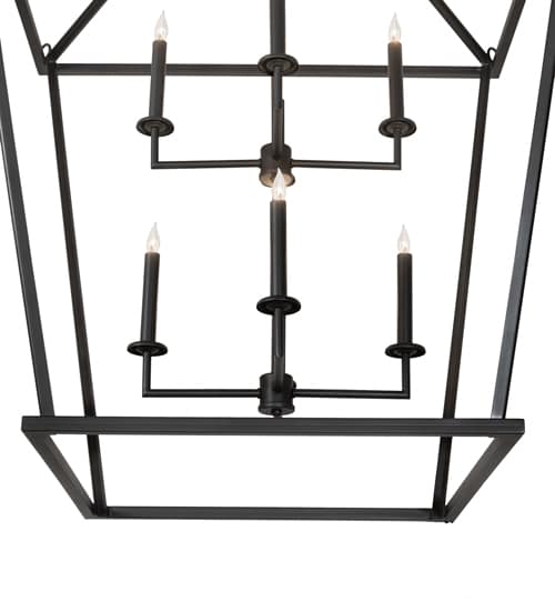 8 Light 51" Wide Taper Candle Pendant