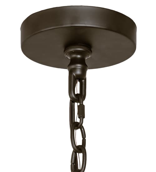 10 Light 33" Wide Taper Candle Pendant