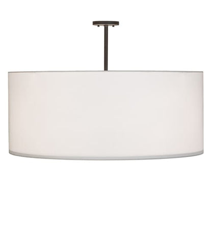Cilindro 3 Light 36" Wide Semi-Flush Drum Ceiling Fixture - Oil Rubbed Bronze Finish