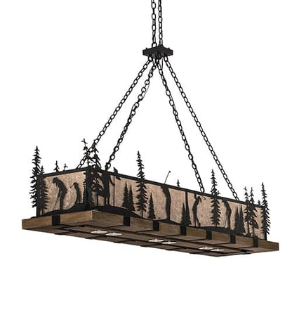 4 Light 72" Wide Linear Pendant