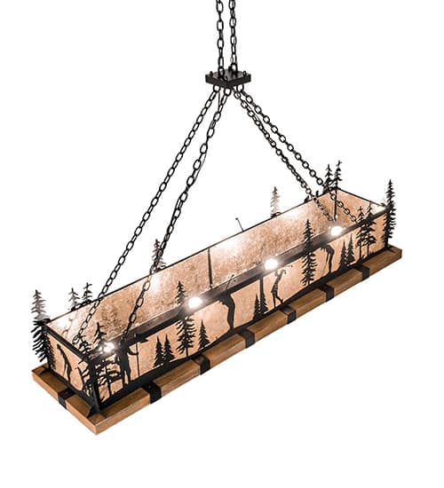 4 Light 72" Wide Linear Pendant