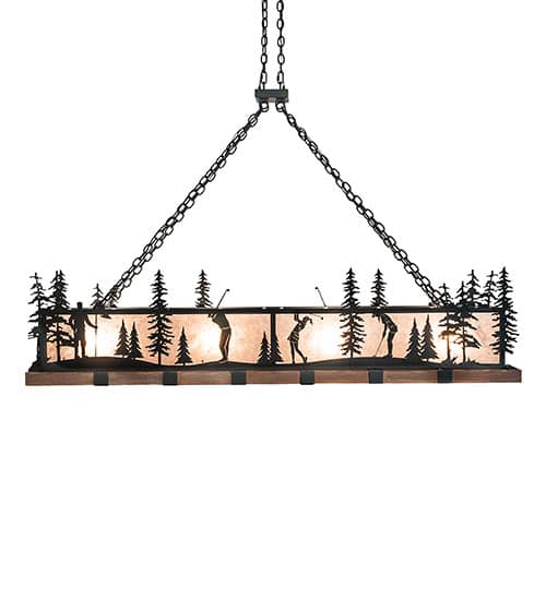 4 Light 72" Wide Linear Pendant