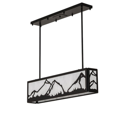 Meyda Tiffany 4 Light 34" Wide Linear Pendant