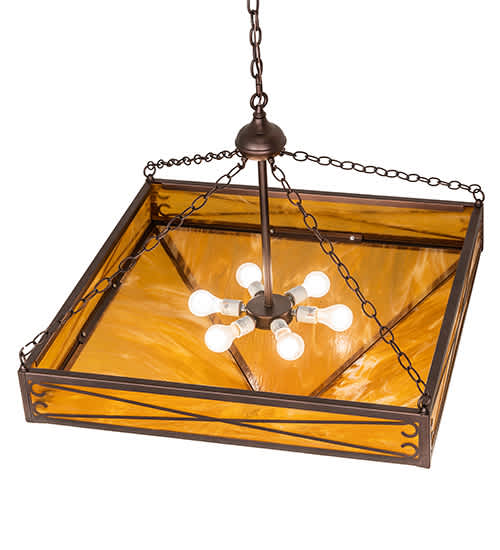 6 Light 46" Wide Pendant