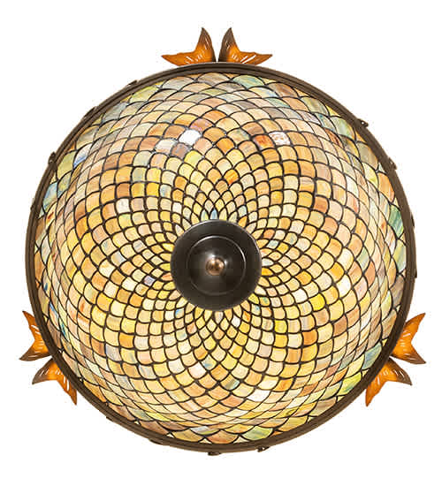 Catch of the Day 4 Light 30" Wide Semi-Flush Bowl Ceiling Fixture