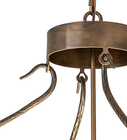 6 Light 36" Wide Pendant