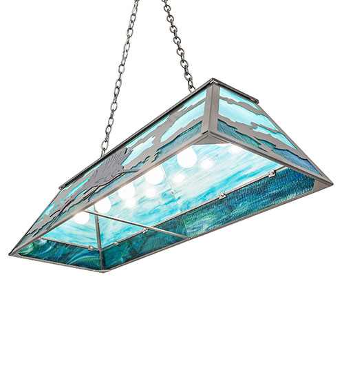 6 Light 48" Wide Linear Pendant
