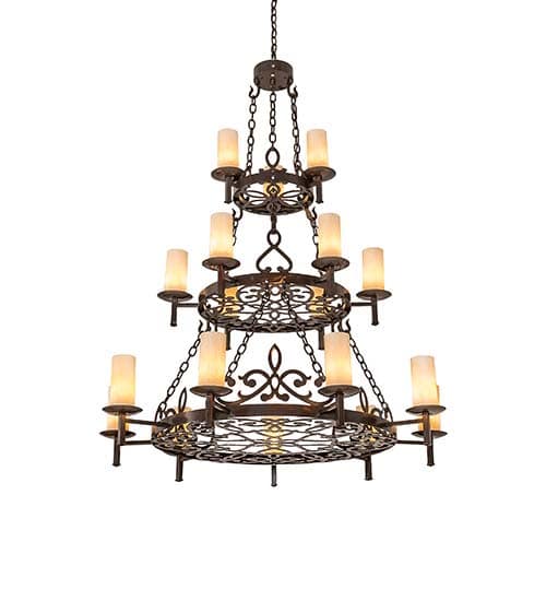 Newcastle 18 Light 48" Wide Ring Chandelier