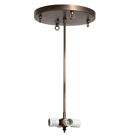 Leaping Trout 4 Light 22" Wide Semi-Flush Ceiling Fixture