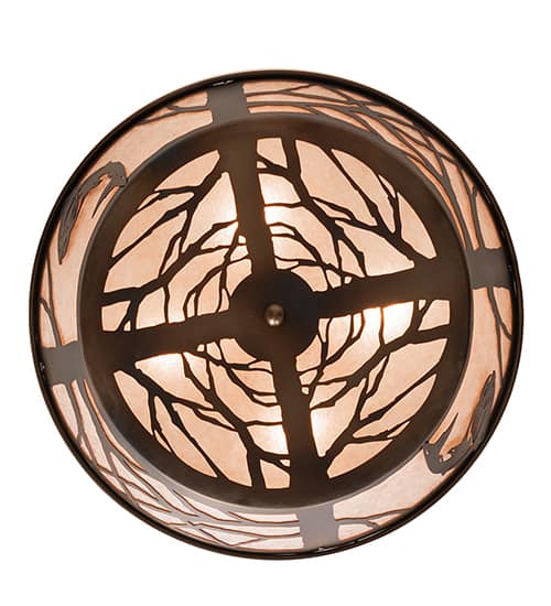 Leaping Trout 4 Light 22" Wide Semi-Flush Ceiling Fixture
